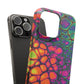 Bespattered Facade Neon Butterfly Snap Case