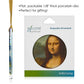da Vinci Mona Lisa Porcelain Keepsake Ornament – Flat Ceramic, Gift-Ready