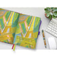 Delaunay Eiffel Tower - Dot Grid Journal – Hardcover, Pockets, Ribbon Bookmarks