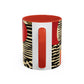 Modernist Textile Pattern Mug - 11oz