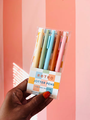 RETRO JOTTER PENS - Set of 5