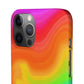 Bespattered Facade Rainbow Heat Map Snap Case