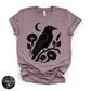 Crow Silhouette Tee | Gothic Nature Bird Graphic T-Shirt