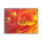Bespattered Facade Flamin' Hot Framed Canvas Art Print | 3 Frame Colors | Multiple Sizes