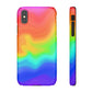 Bespattered Facade Rainbow Heat Map Snap Case
