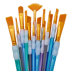 Studio Golden Nylon Brush Set - 15 Pieces