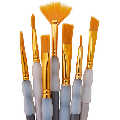 Studio Golden Nylon Brush Set – 7 Pieces
