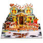 Decorated House Pop Up Christmas Card