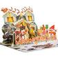 Decorated House Pop Up Christmas Card