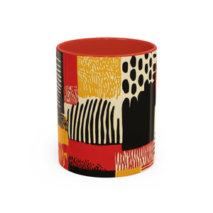 Modernist Textile Pattern Mug - 11oz