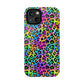 Bespattered Facade Candy Coated Neon Leopard Impact-Resistant Case