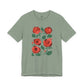 Red Roses Bella Canvas Unisex Jersey Short Sleeve Tee
