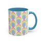 Bespattered Facade Rainbow Fingerprint Mug | Eight Colors | 11oz or 15oz