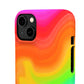 Bespattered Facade Rainbow Heat Map Snap Case
