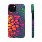 Bespattered Facade Neon Butterfly Snap Case