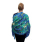 van Gogh Irises Silk Blend Shawl – Lightweight Wrap for Women