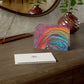 Bespattered Facade Rainbow Rings Greeting Cards | Sets of 1, 10, 30, or 50