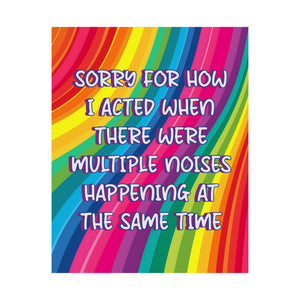 Bespattered Facade "Sorry for my Behavior" Giclée Archival Matte Paper Prints