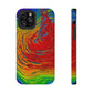 Bespattered Facade Rainbow Vortex Impact-Resistant Case
