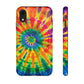 Bespattered Facade Rainbow Tie Dye Tough Case