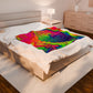 Bespattered Facade Tasty Neons Velveteen Plush Blanket | 3 Sizes