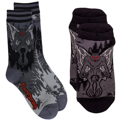 Mothman Ankle and Crew Sock Pack | 2 Designs