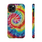 Bespattered Facade Rainbow Tie Dye Impact-Resistant Case