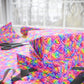 Bespattered Facade Rainbow Hearts Wrapping Paper | Three Sizes | Glossy or Matte