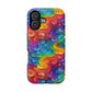Bespattered Facade Rainbow Swirls MagSafe Tough Case