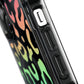Bespattered Facade Bright Rainbow Leopard MagSafe Clear Impact Case