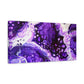 Bespattered Facade Purple Haze Stretched Matte Canvas Art Prints | Multiple Sizes