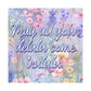 Bespattered Facade May All Your Delulu Come Trululu Pastel Floral Giclée Archival Matte Paper Prints