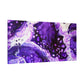Bespattered Facade Purple Haze Stretched Matte Canvas Art Prints | Multiple Sizes