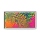 Bespattered Facade Neon Puddle Framed Canvas Art Print | 3 Frame Colors | Multiple Sizes