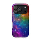 Bespattered Facade Rainbow Universe Impact-Resistant Case