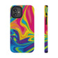 Bespattered Facade Vibrant Flow Impact-Resistant Case
