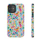 Bespattered Facade Rainbow Doodles Impact-Resistant Case