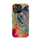 Bespattered Facade Rainbow Rings Abstract Art MagSafe Tough Case
