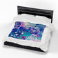 Bespattered Facade Galaxy Velveteen Plush Blanket | 3 Sizes