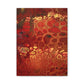 Bespattered Facade Fluid Art Abstract Painting Stretched Matte Canvas Art Prints | Multiple Sizes