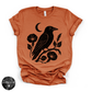 Crow Silhouette Tee | Gothic Nature Bird Graphic T-Shirt