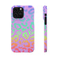 Bespattered Facade Rainbow Leopard Snap Case