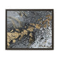 Bespattered Facade You're Golden Framed Canvas Art Print | 3 Frame Colors | Multiple Sizes