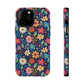 Bespattered Facade Colorful Flowers Impact-Resistant Case