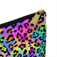 Bespattered Facade Candy Coated Neon Leopard Accessory Pouch | 2 Sizes