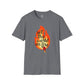 Bespattered Facade Set the World on Fire Flaming Match Unisex Softstyle T-Shirt