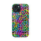 Bespattered Facade Candy Coated Neon Leopard Impact-Resistant Case