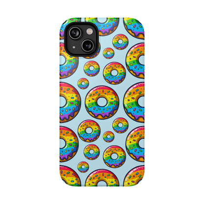 Bespattered Facade Rainbow Sprinkle Donut Impact-Resistant Case