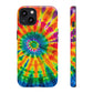 Bespattered Facade Rainbow Tie Dye Tough Case