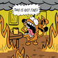 This is Fine. Also, Not Fine. Crew Socks